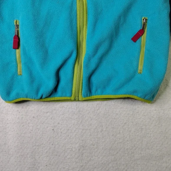 Patagonia Synchilla Fleece Sweater Jacket Womens Medium Teal Full Zip Retro - Picture 6 of 10